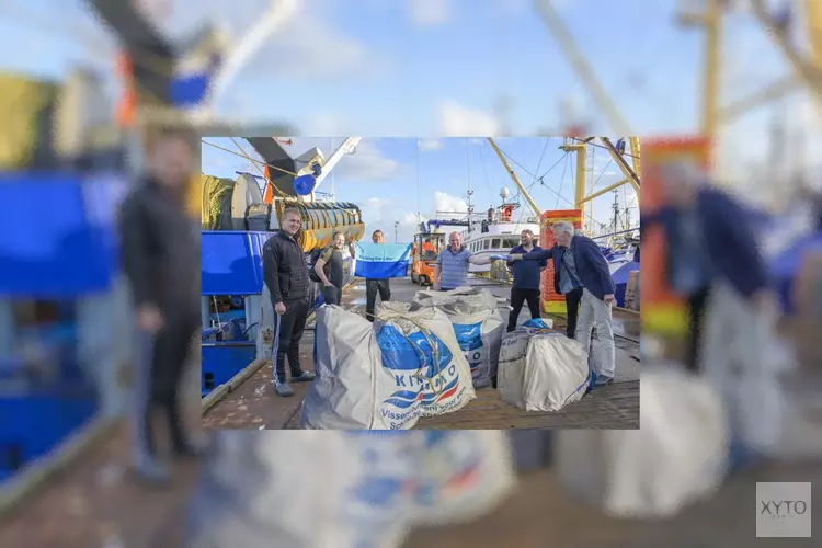 Record van 176.600 kilo zwerfafval ingezameld door vissers Harlingen
