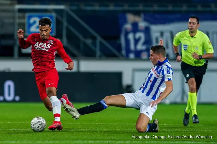 AZ soeverein naar zege in Heerenveen