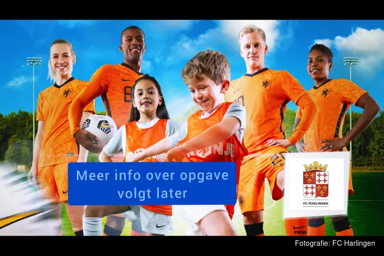 Voetballen als Oranje? Doe mee met het Oranje Voetbalfestival bij fc Harlingen!