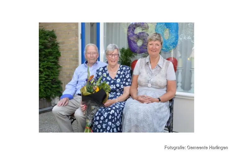 Piet en Elly Ree-Plat 60 jaar getrouwd